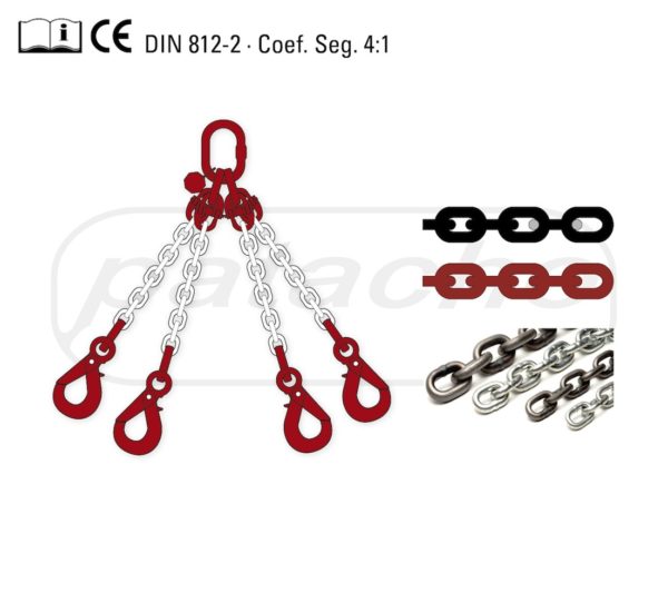 Load lifting chain 4R-1M-Ø10
