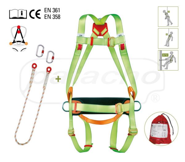 Back/front anti-fall harness (KIT5)