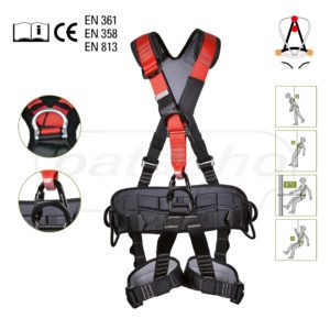 Integral 5-point harness