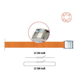 25 mm strap lashing system – 500 kg (Shrink-wrapped)