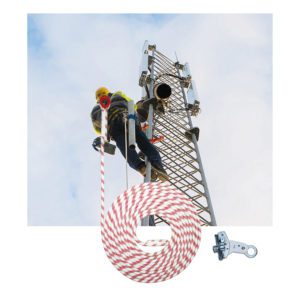 Vertical rope safety lines