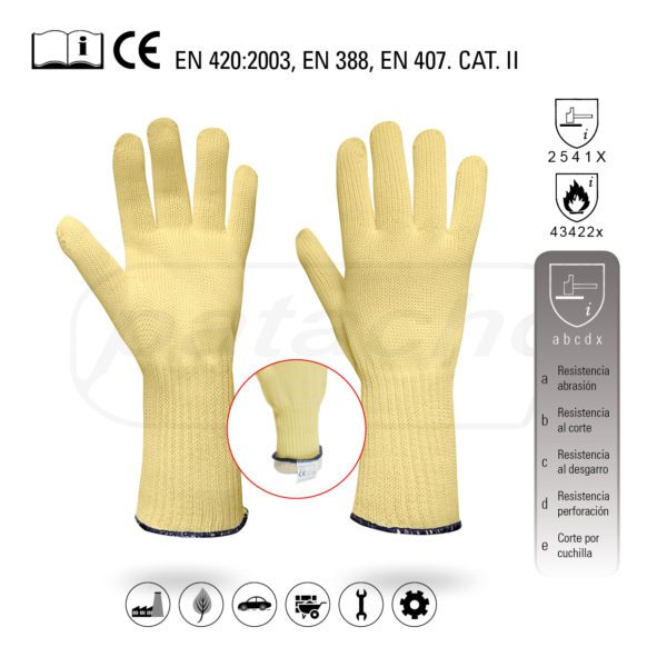 Kevlar® cut/temperature resistant glove
