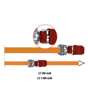 25 mm strap fastening system –1,000 kg (Packaging*1)