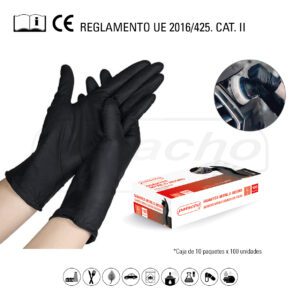 Nitrile gloves black GU-96N/XL